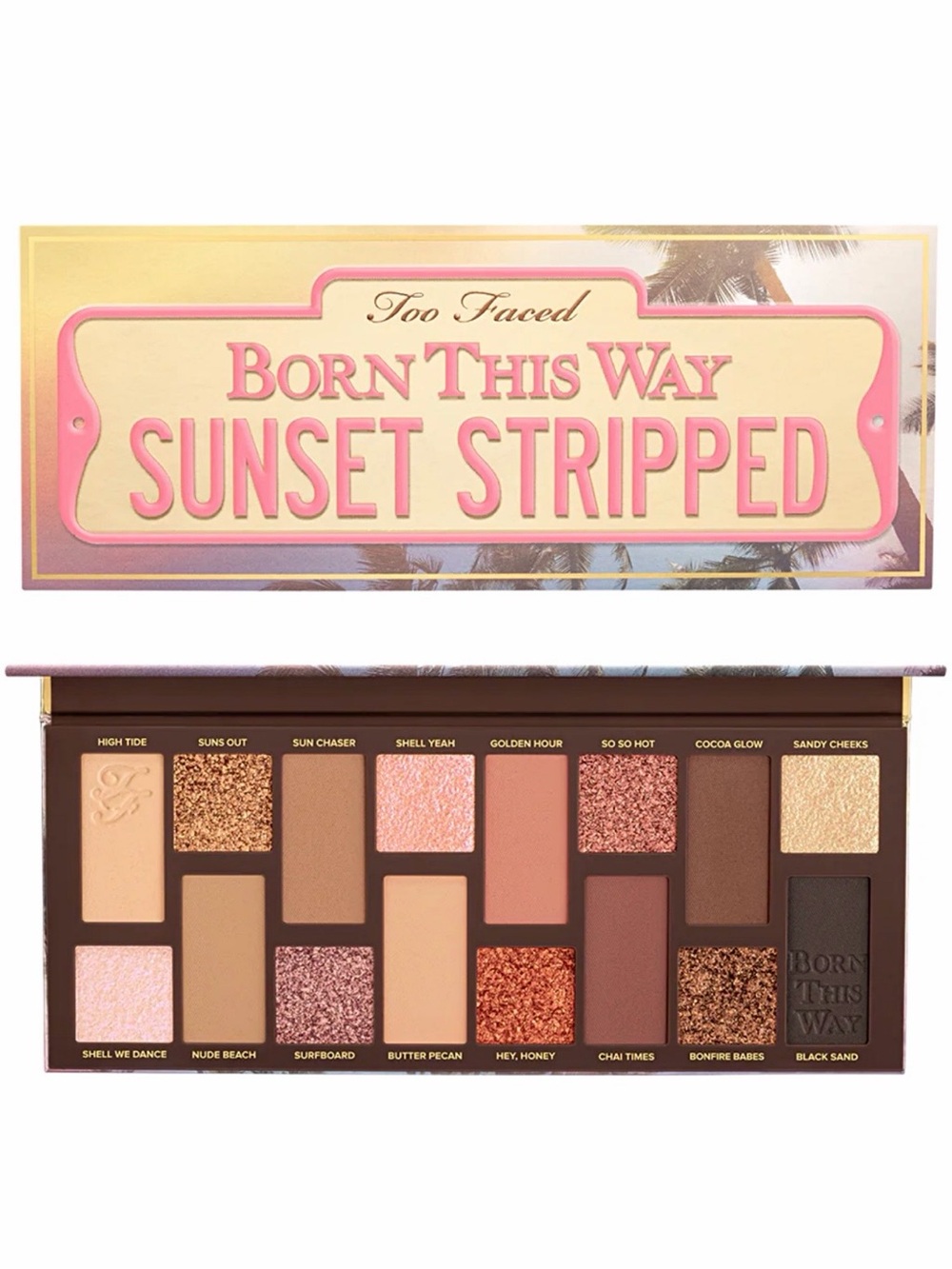 NIB Too Faced Born This Way Sunset Stripped Eyeshadow Palette